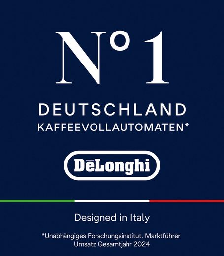 DE'LONGHI Kaffeevollautomat PrimaDonna Class ECAM550.65.SB - Perfekter Milchschaum + Gratis Kaffee 5 Kaffeestärken, Mein Kaffee" Funktion, 3,5'' Farbdisplay