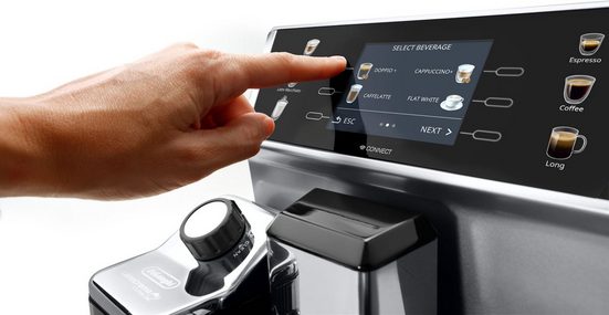 DE'LONGHI Kaffeevollautomat PrimaDonna Class ECAM550.85.MS - 15 Rezepte, perfekter Milchschaum