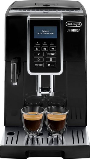 DE'LONGHI Kaffeevollautomat Dinamica ECAM356.57.B - 14 Kaffeegetränke mit perfektem Milchschaum Kannen-Funktion (6 Tassen), Kegelmahlwerk (13-stufig), 5 Kaffeestärken