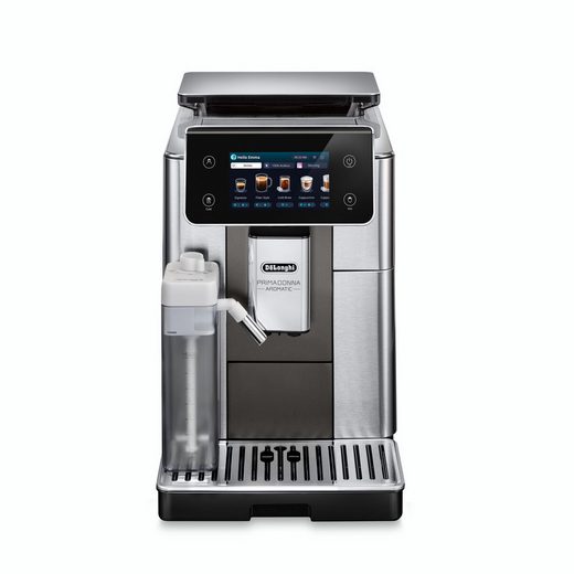 DE'LONGHI Kaffeevollautomat Primadonna Aromatic ECAM630.75.TM - 35 eiskalte & heiße Kaffeerezepte Edles italienisches Design, Bean Adapt Technology, Cold Brew Rezepte