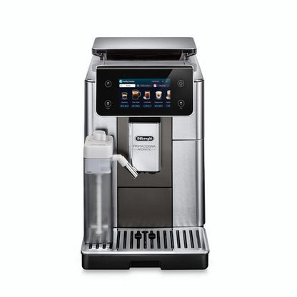 DE'LONGHI Kaffeevollautomat Primadonna Aromatic ECAM630.75.TM - 35 eiskalte & heiße Kaffeerezepte Edles italienisches Design, Bean Adapt Technology, Cold Brew Rezepte