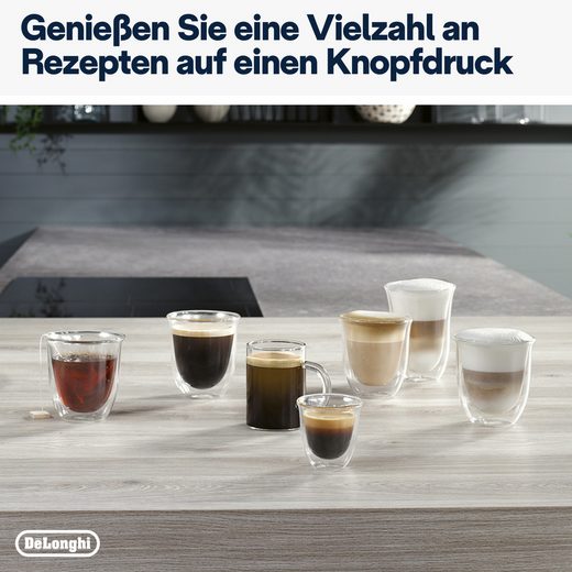 DE'LONGHI Kaffeevollautomat Magnifica Evo Next ECAM310.60.B - Barista-Genuss per Touch, schwarz MyLatteFunktion, 3 Benutzerprofile, LatteCrema Milchsystem, 10 Rezepte
